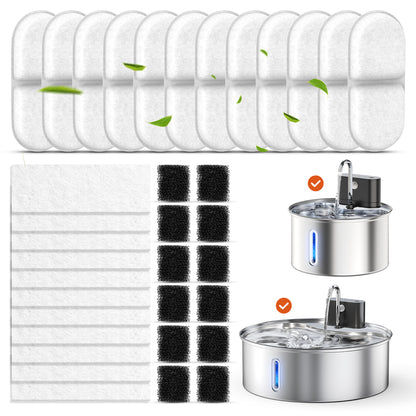 Cat Water Fountain Filter Replacement,36 Pcs for 3.5L