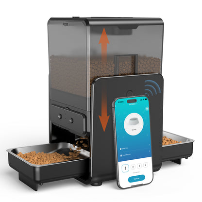 Automatic Cat Feeder with 5G WiFi for 2 Cats