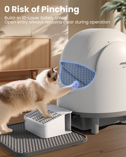 Smart Self-Cleaning Litter Box for Cats