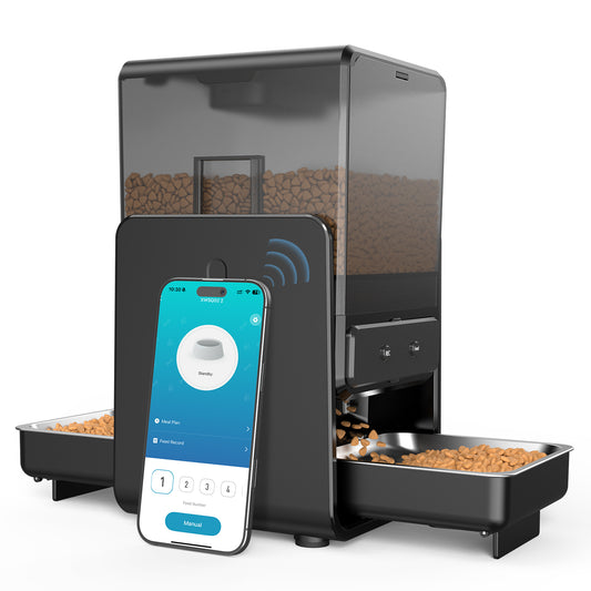 Automatic Cat Feeder with 5G WiFi for 2 Cats