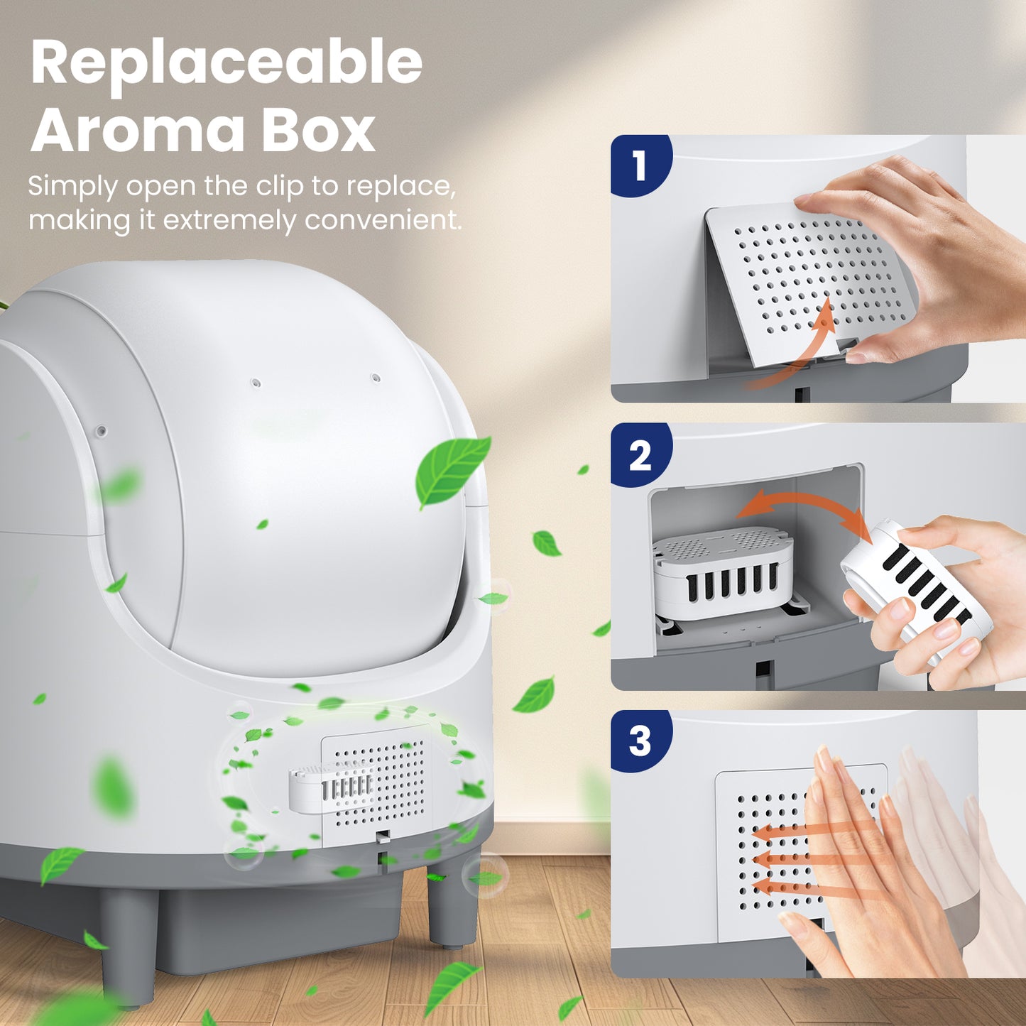 3 PCS Cat Litter Box Deodorant