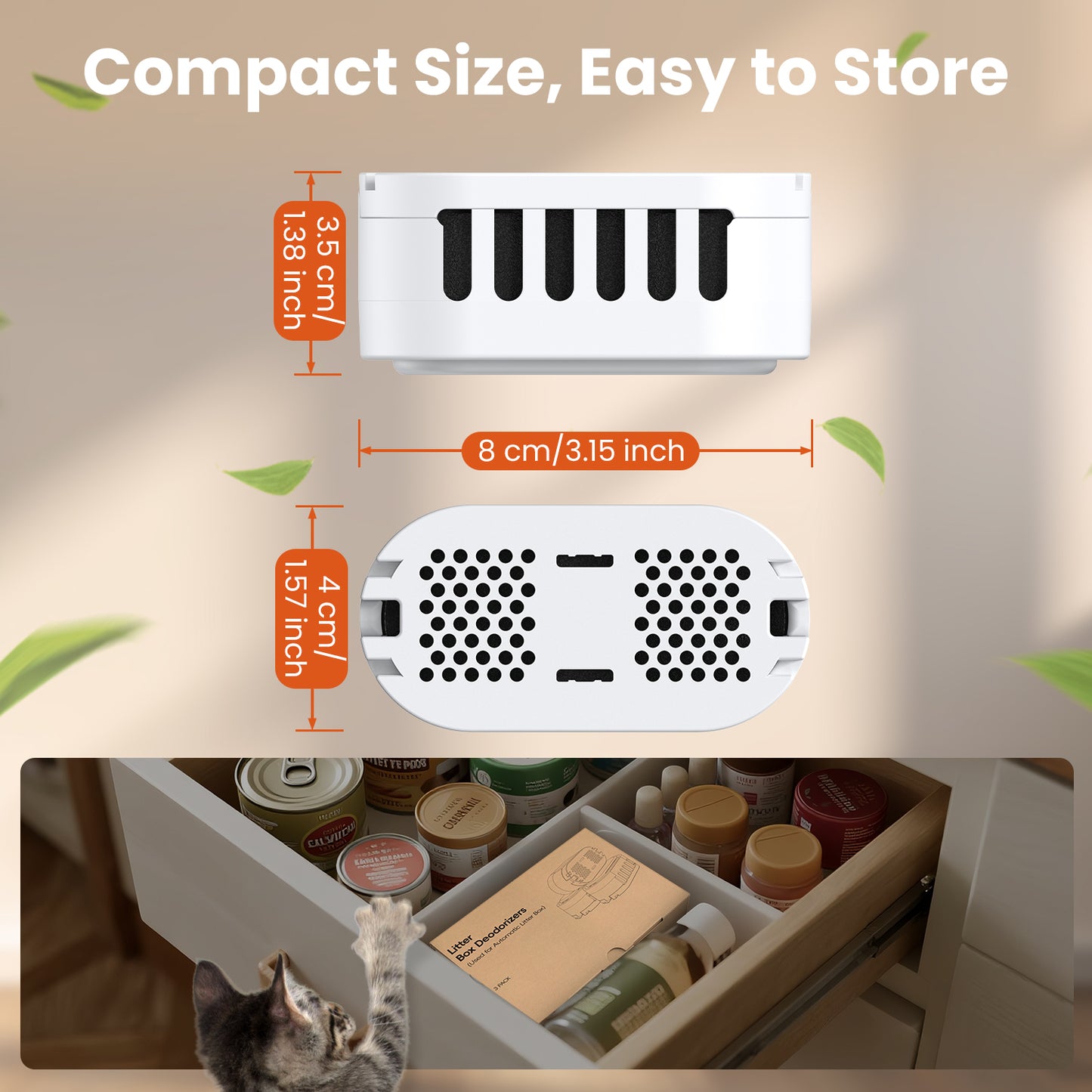 3 PCS Cat Litter Box Deodorant