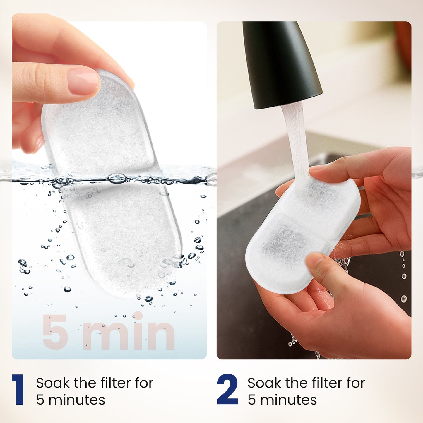 Cat Water Fountain Filter Replacement,18 Pcs for 3.5L