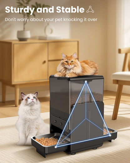 Automatic Cat Feeder with 5G WiFi for 2 Cats